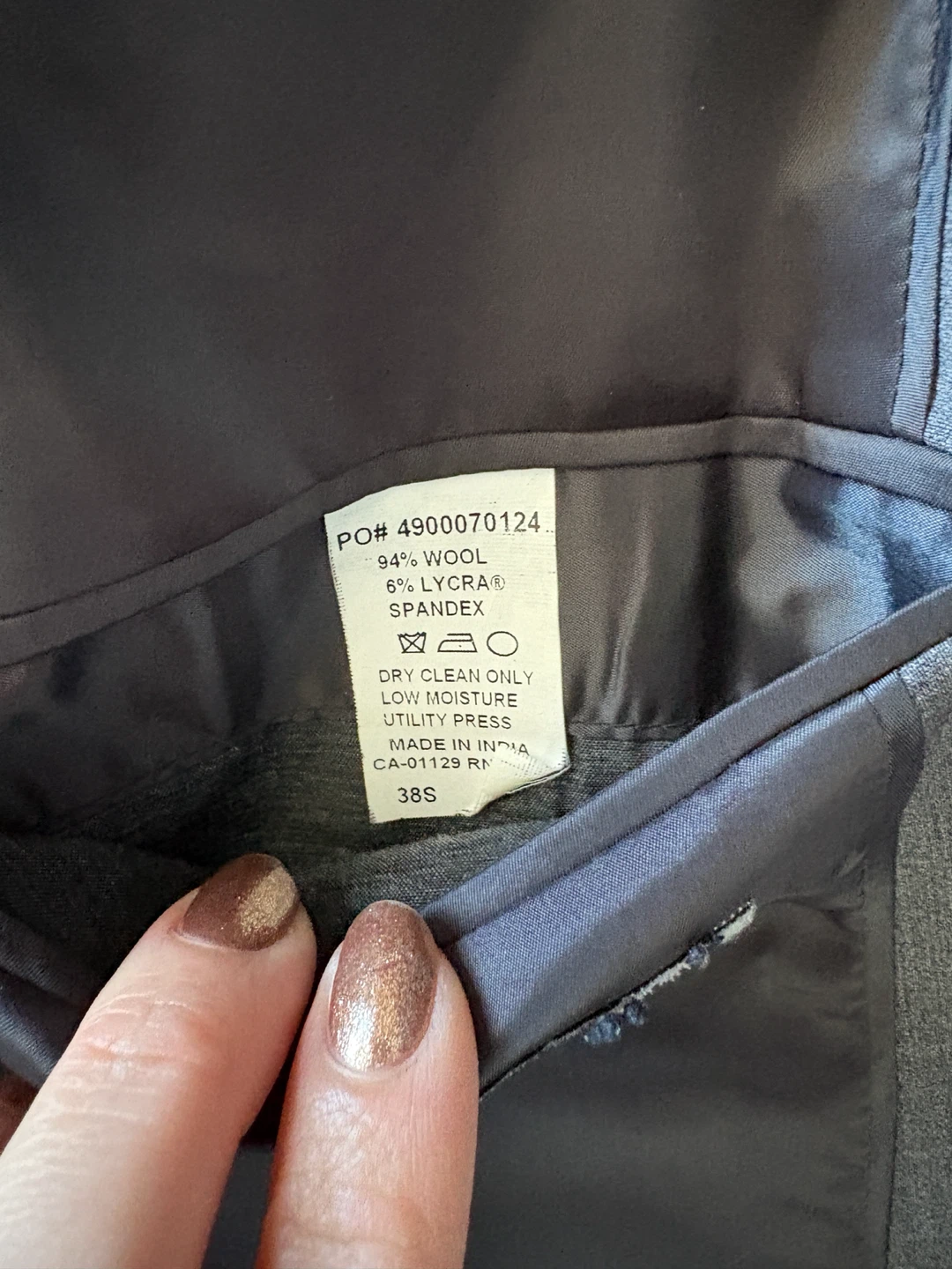 DKNY Grey Suit Jacket - 38S - photo 3