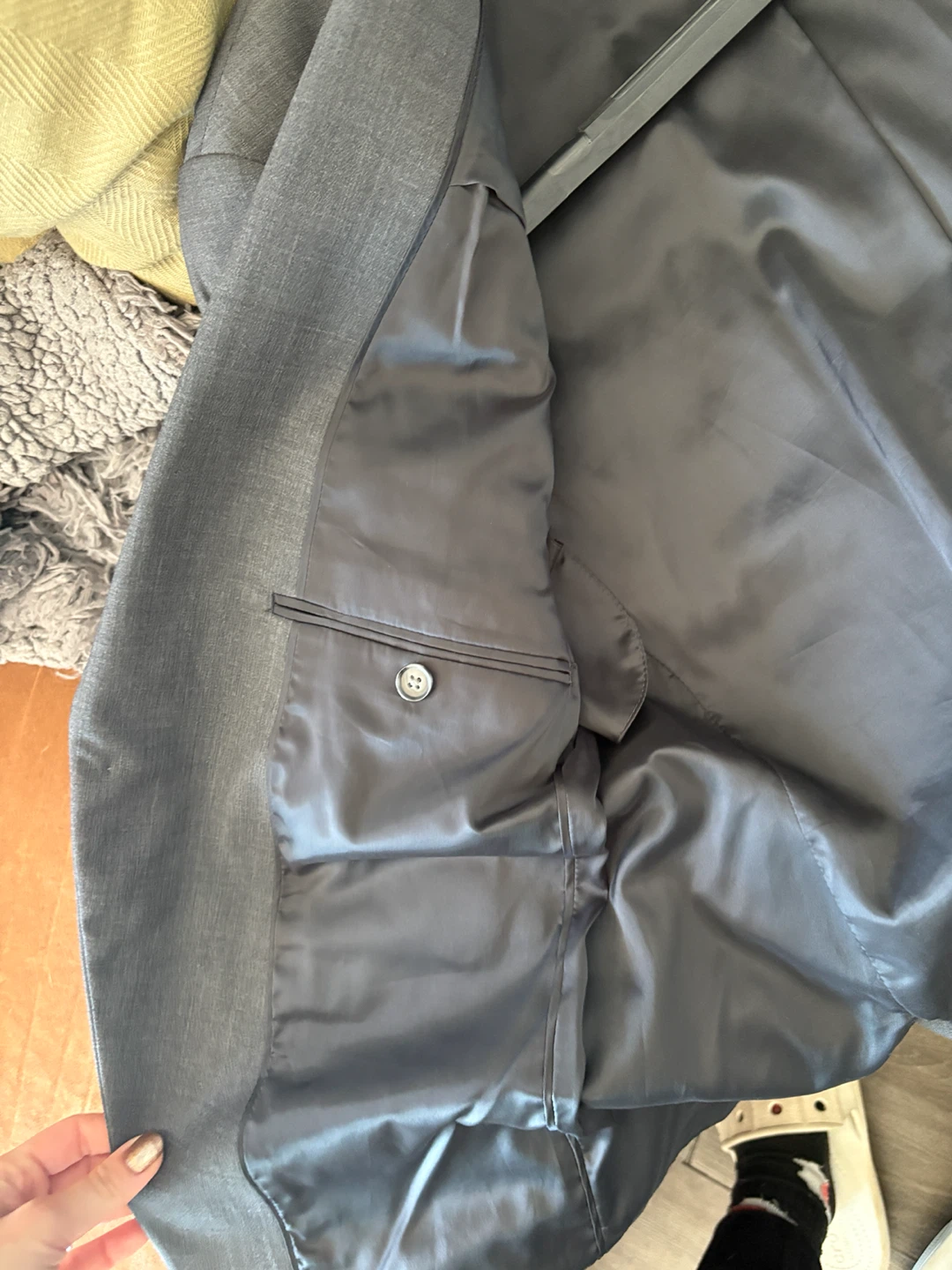 DKNY Grey Suit Jacket - 38S - photo 5