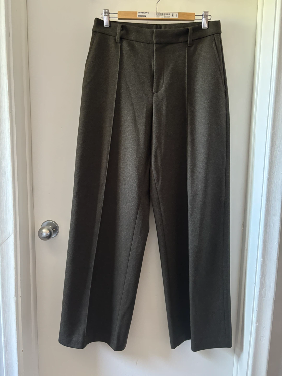 Uniqlo Brushed Jersey Wide-leg Trousers
