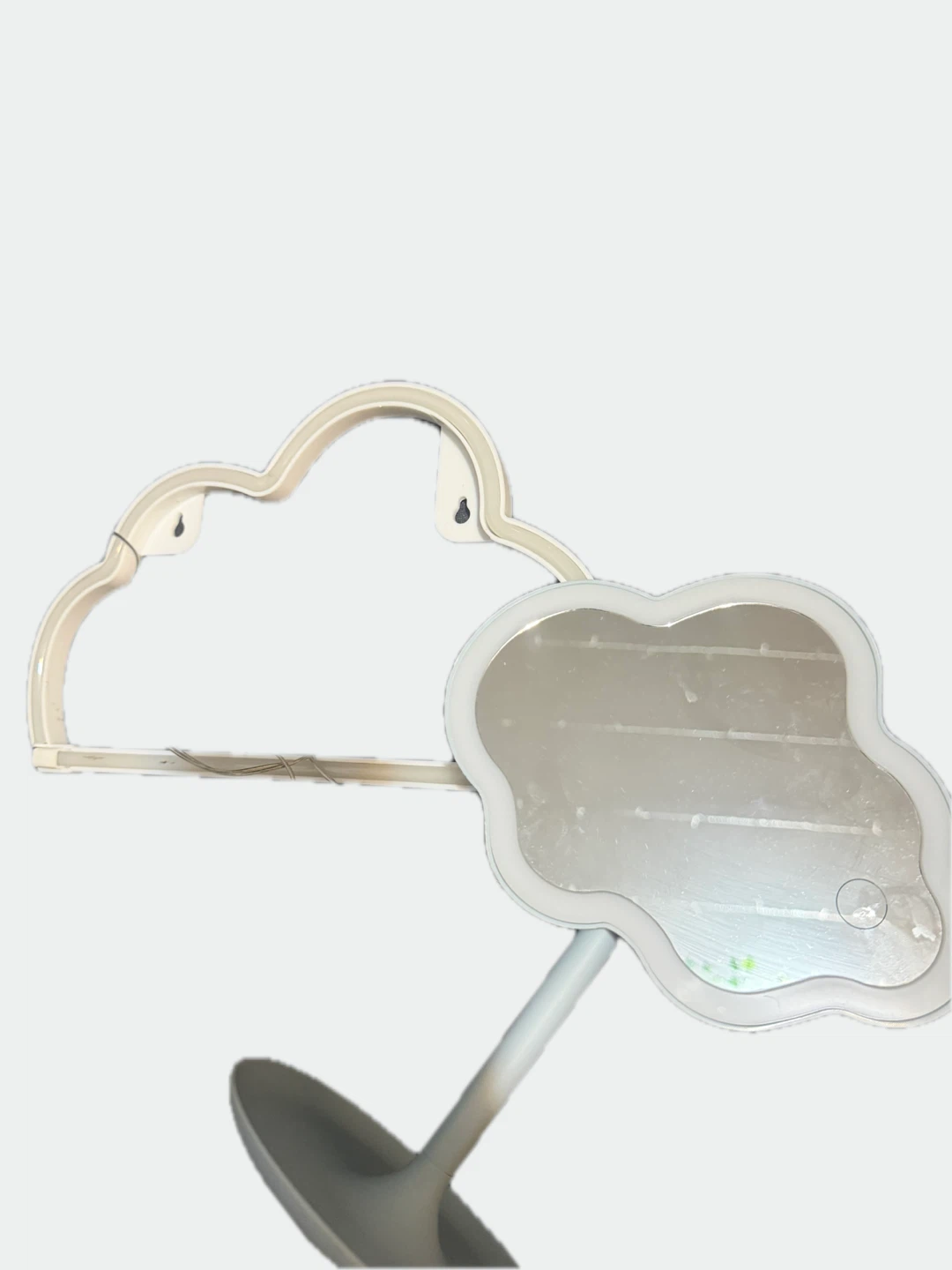 Cloud Shaped LED Table Mirror