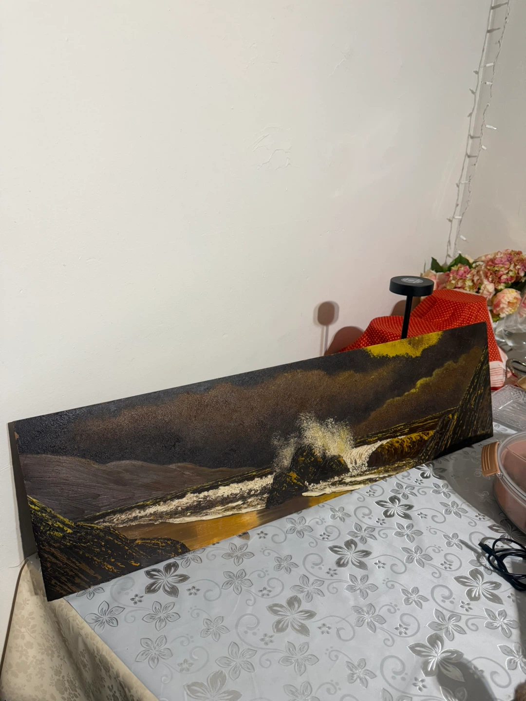 Textured Seascape Canvas Painting - photo 2