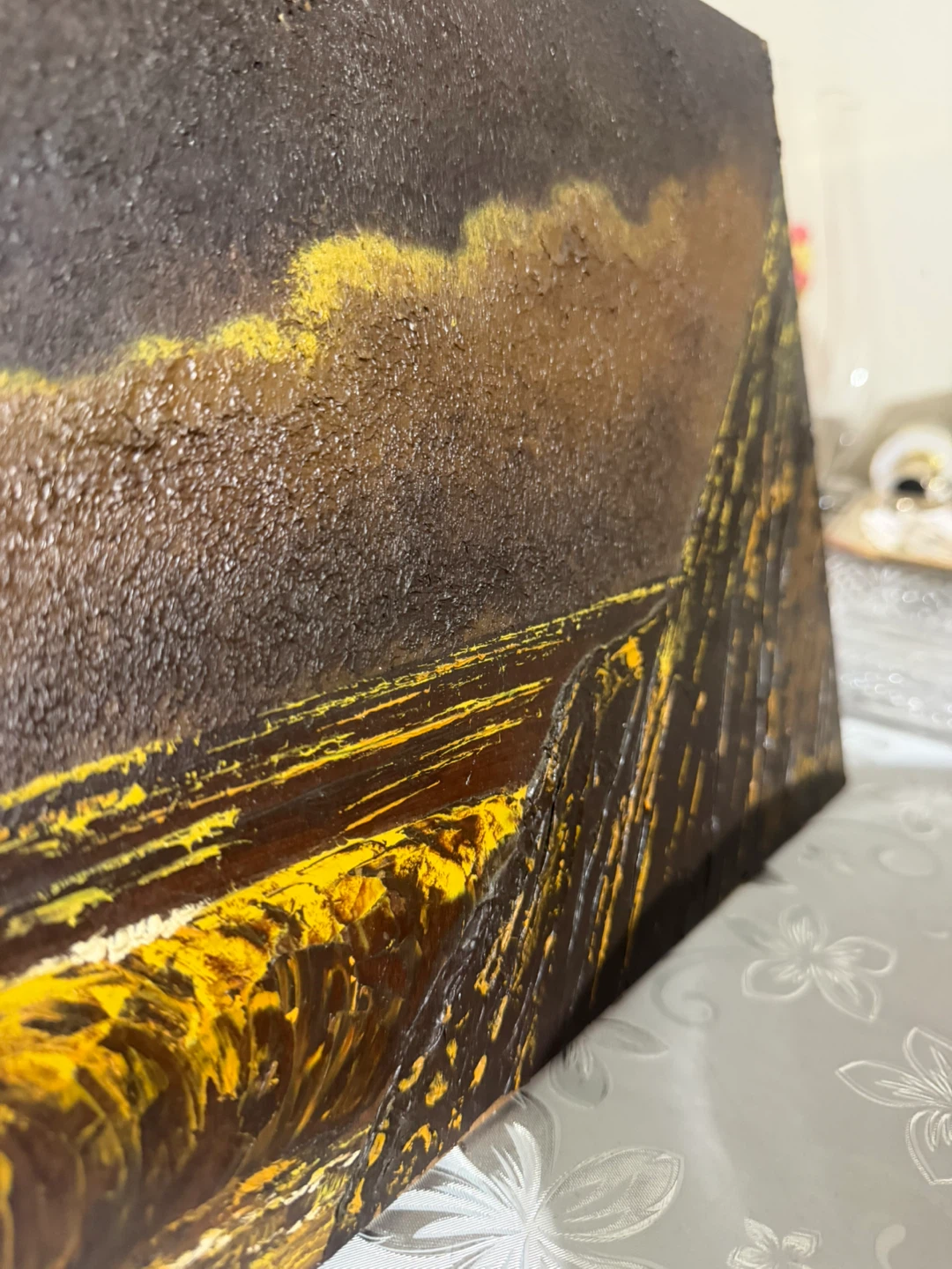 Textured Seascape Canvas Painting - photo 4