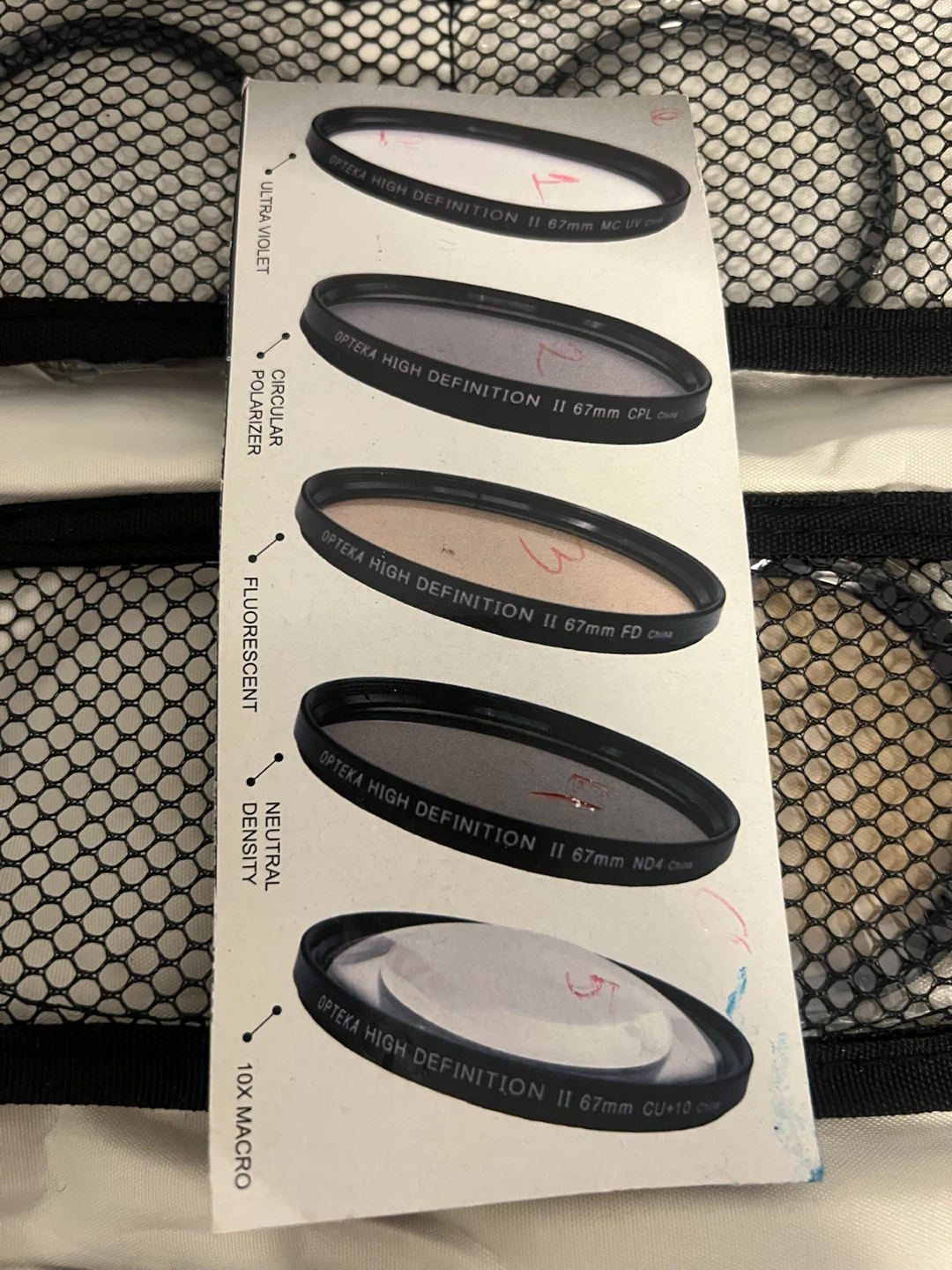 Opteka 67mm Camera Lens Filter Kit