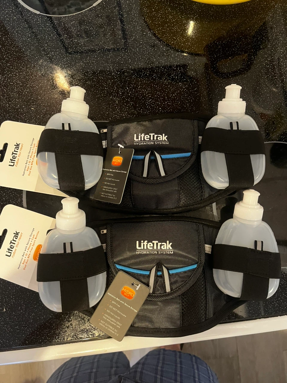 2 New LifeTrak Hydro Hydration Belts