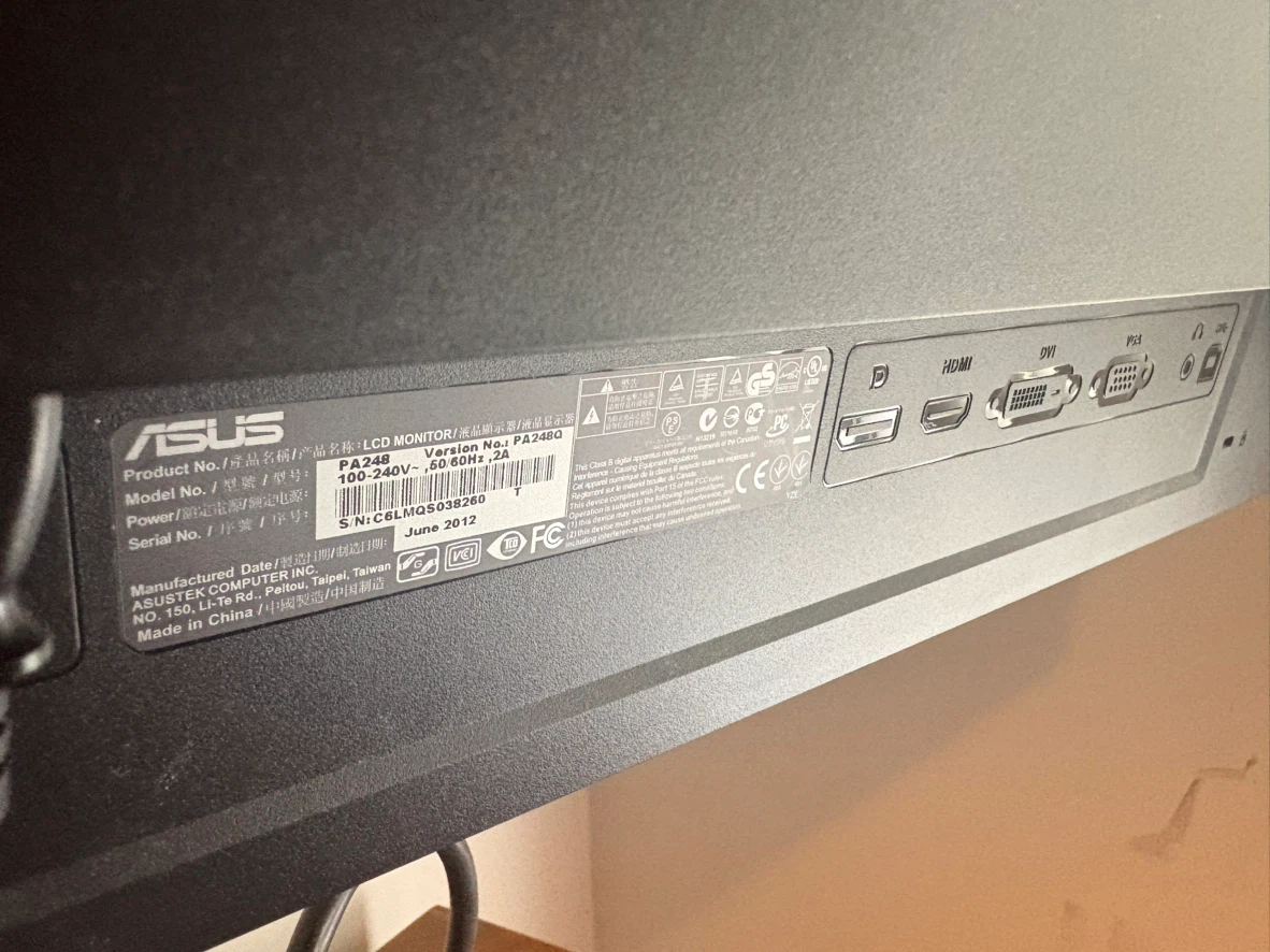 ASUS PA248Q LCD Monitor - photo 3