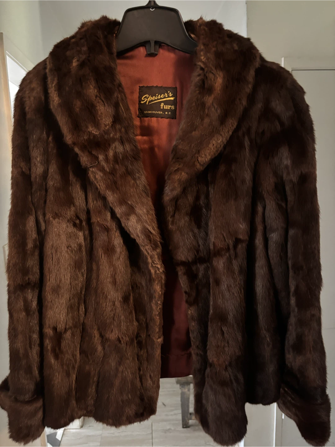 Vintage Speiser's Furs Brown Fur Jacket