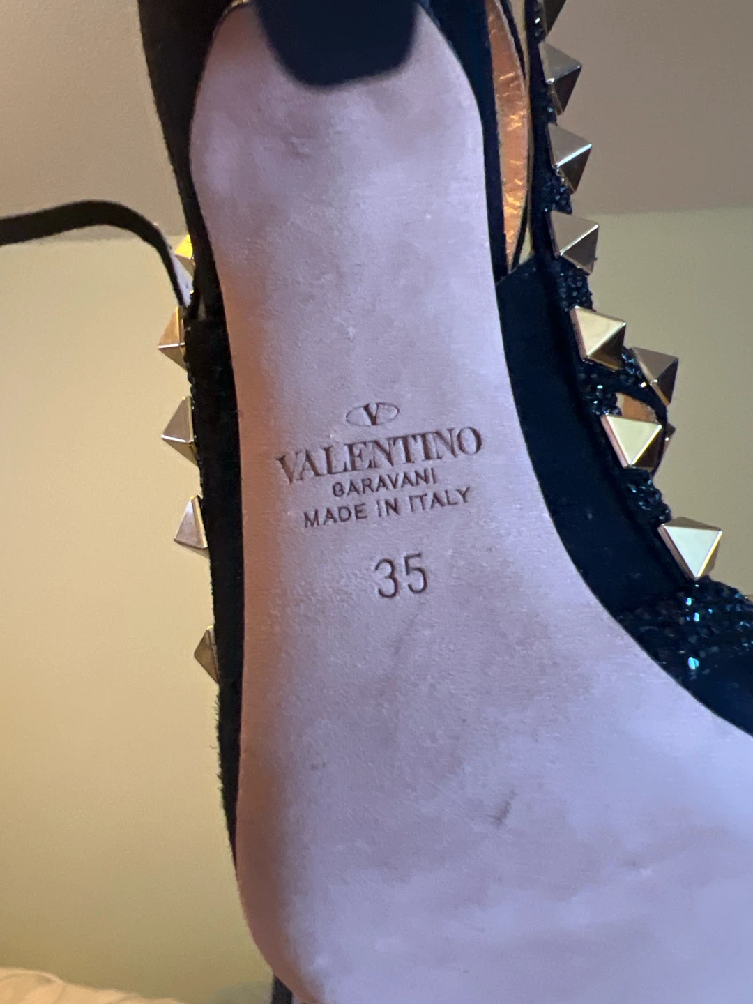 Valentino Garavani Rockstud Heels Black Size 35 - photo 3