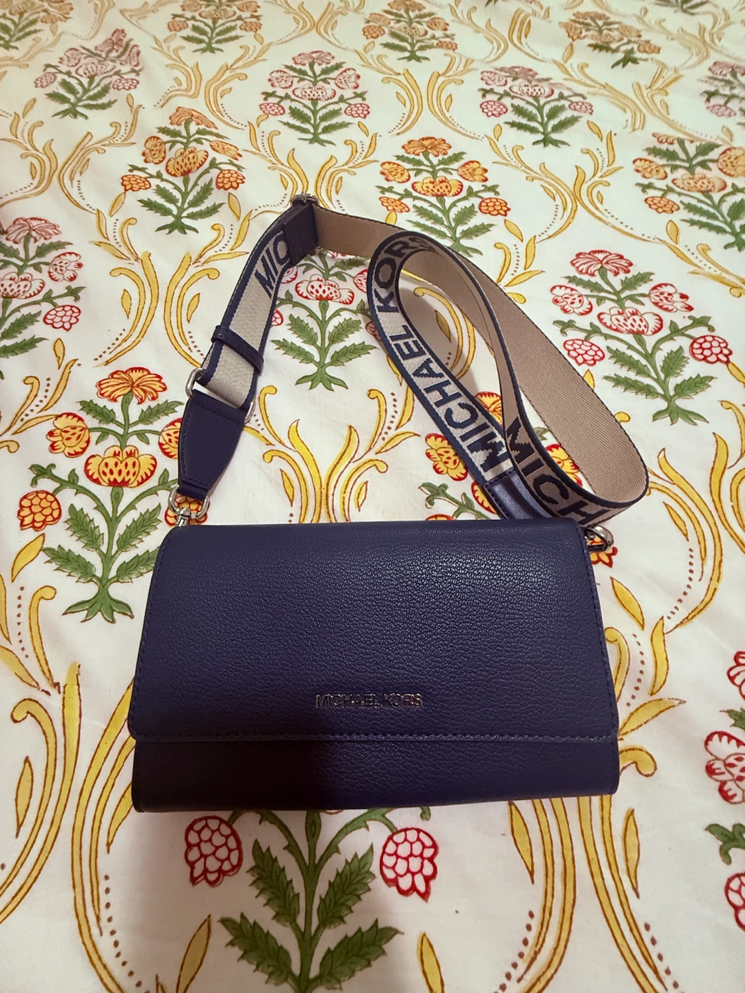 Michael Kors Navy Blue Crossbody Bag