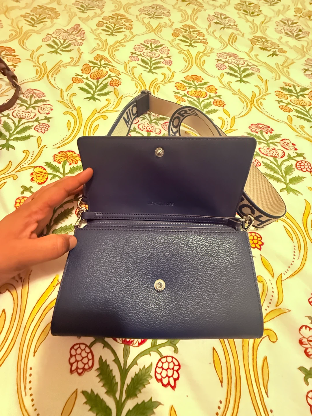 Michael Kors Navy Blue Crossbody Bag - photo 2