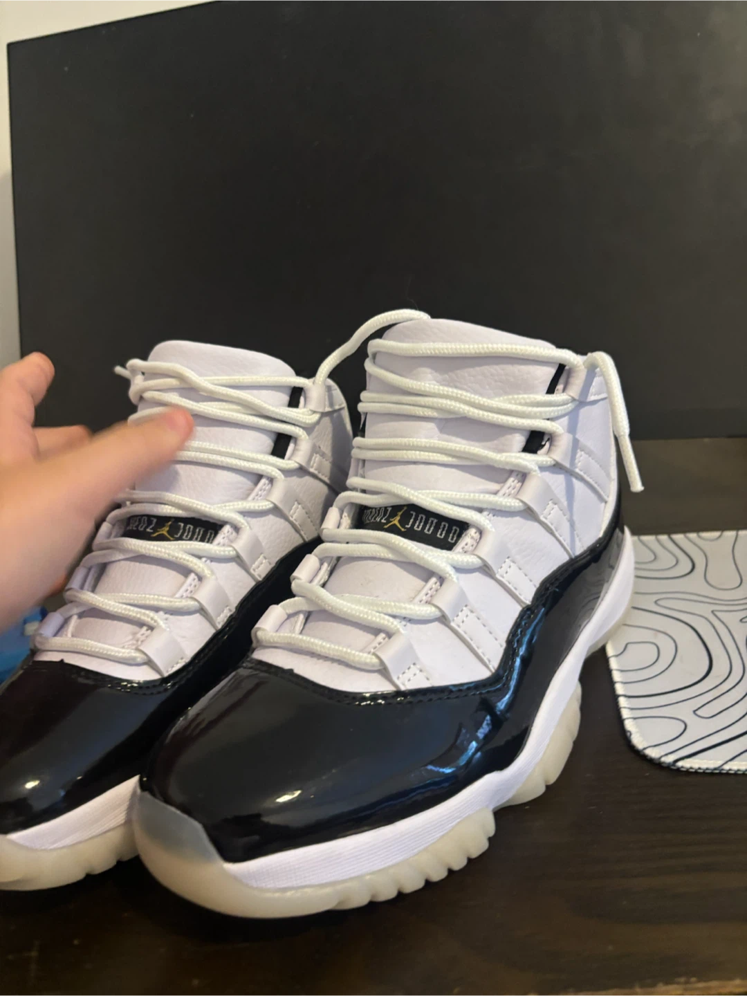 Nike Air Jordan 11 Retro Sneakers White and Black