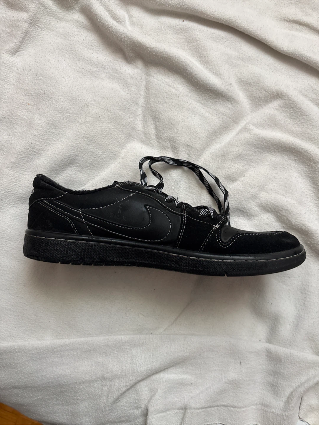 Nike Air Jordan 1 Low Travis Scott Black Phantom - photo 4