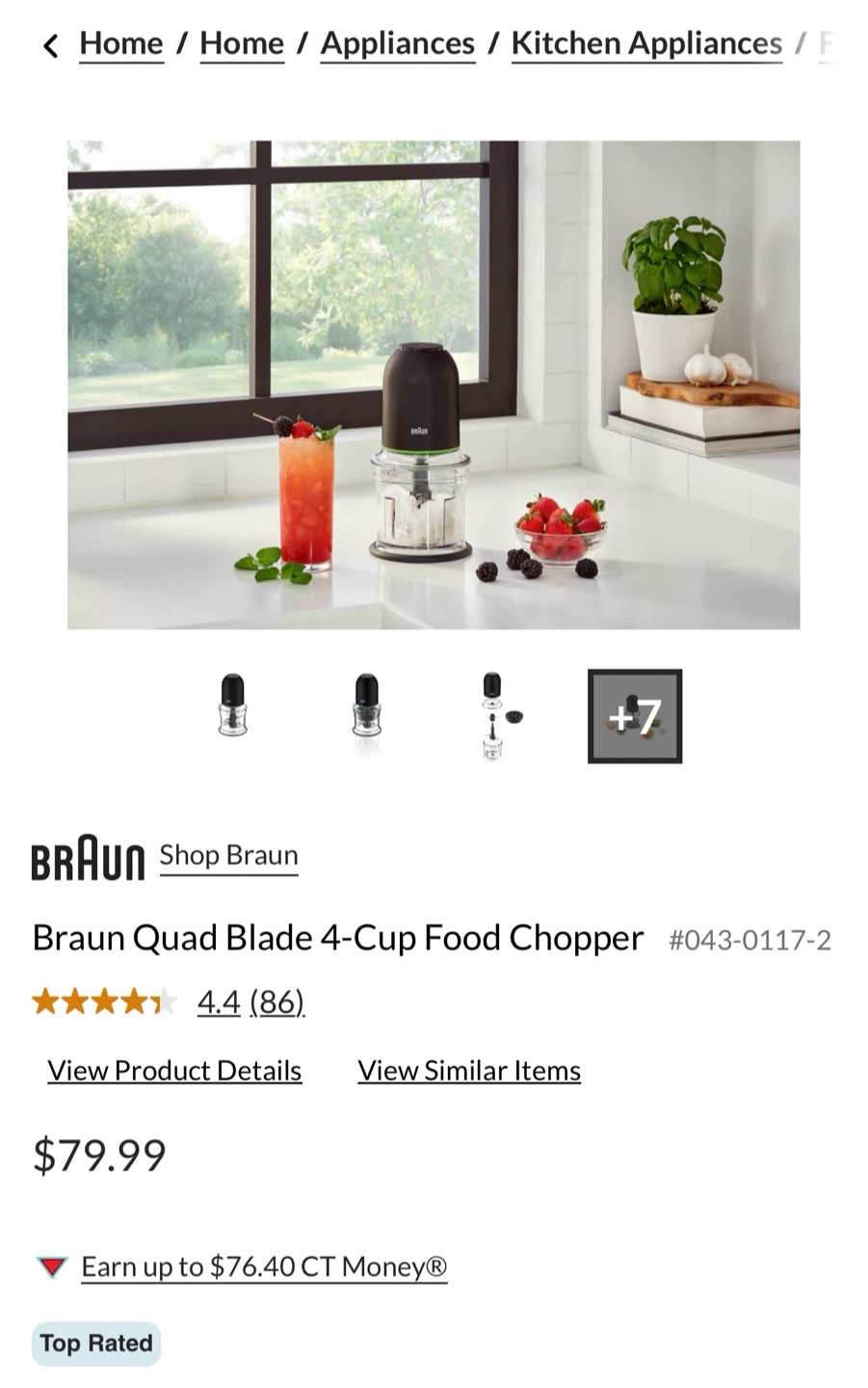 Braun food chopper