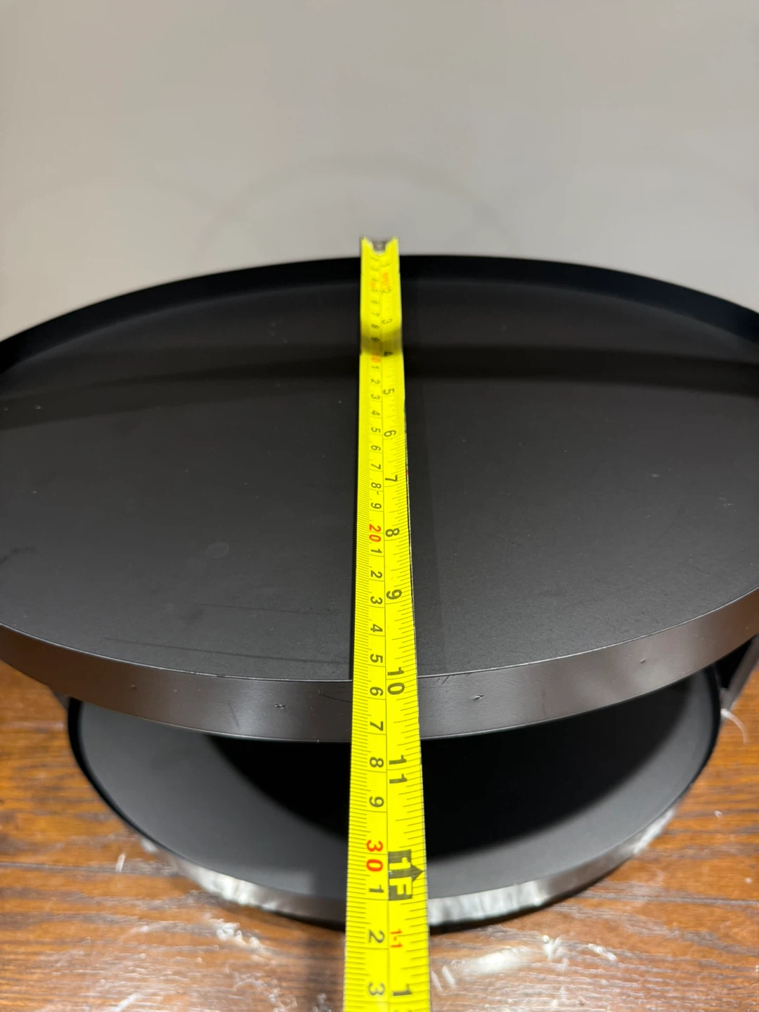 Black 2-Tier Serving Stand with Handle - photo 5