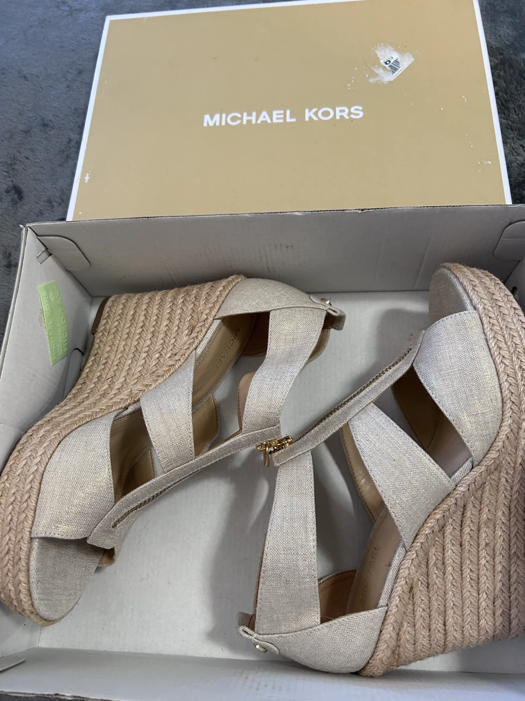 Michael Kors Damita Wedge Sandals Size 6.5M - photo 3
