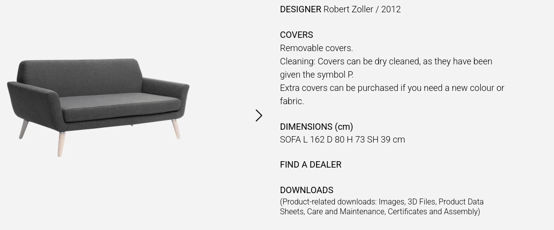 Two person sofa - photo 4