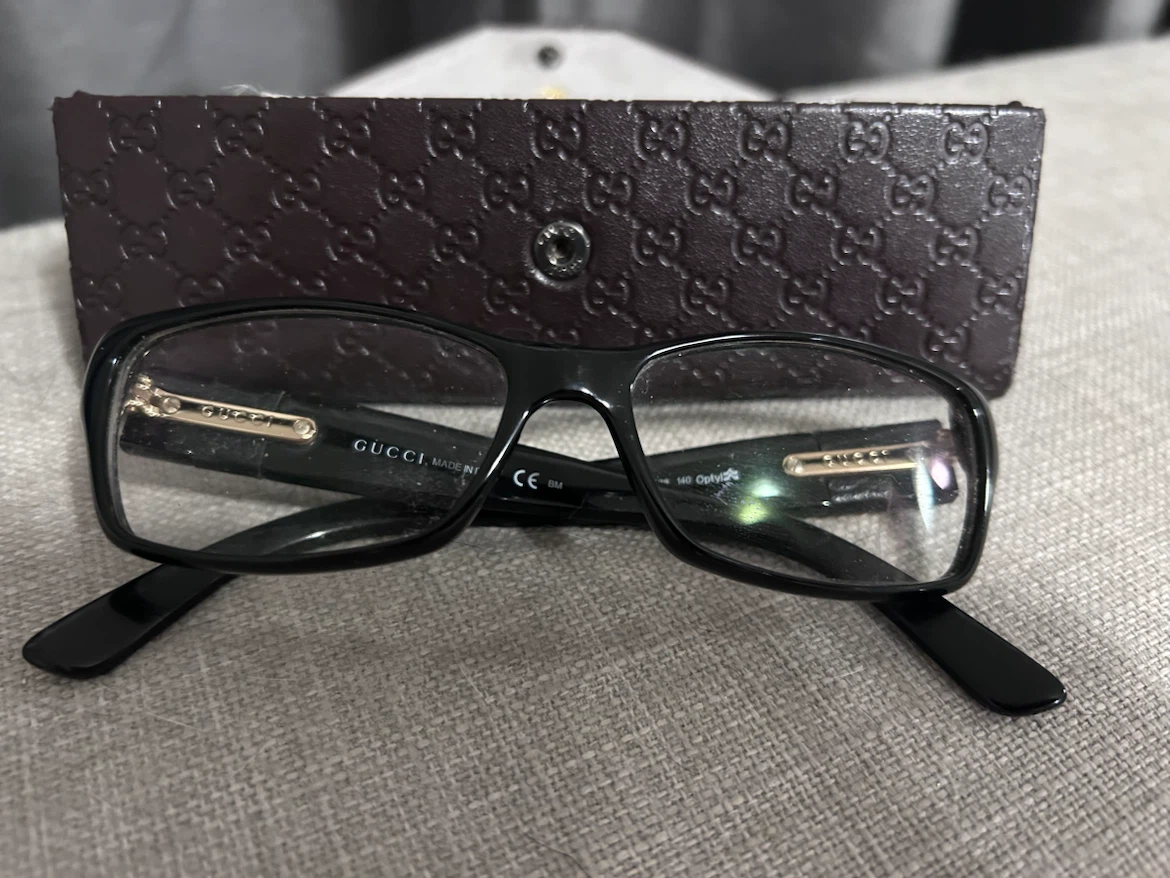 Gucci Black Eyewear Frames with Case - photo 2