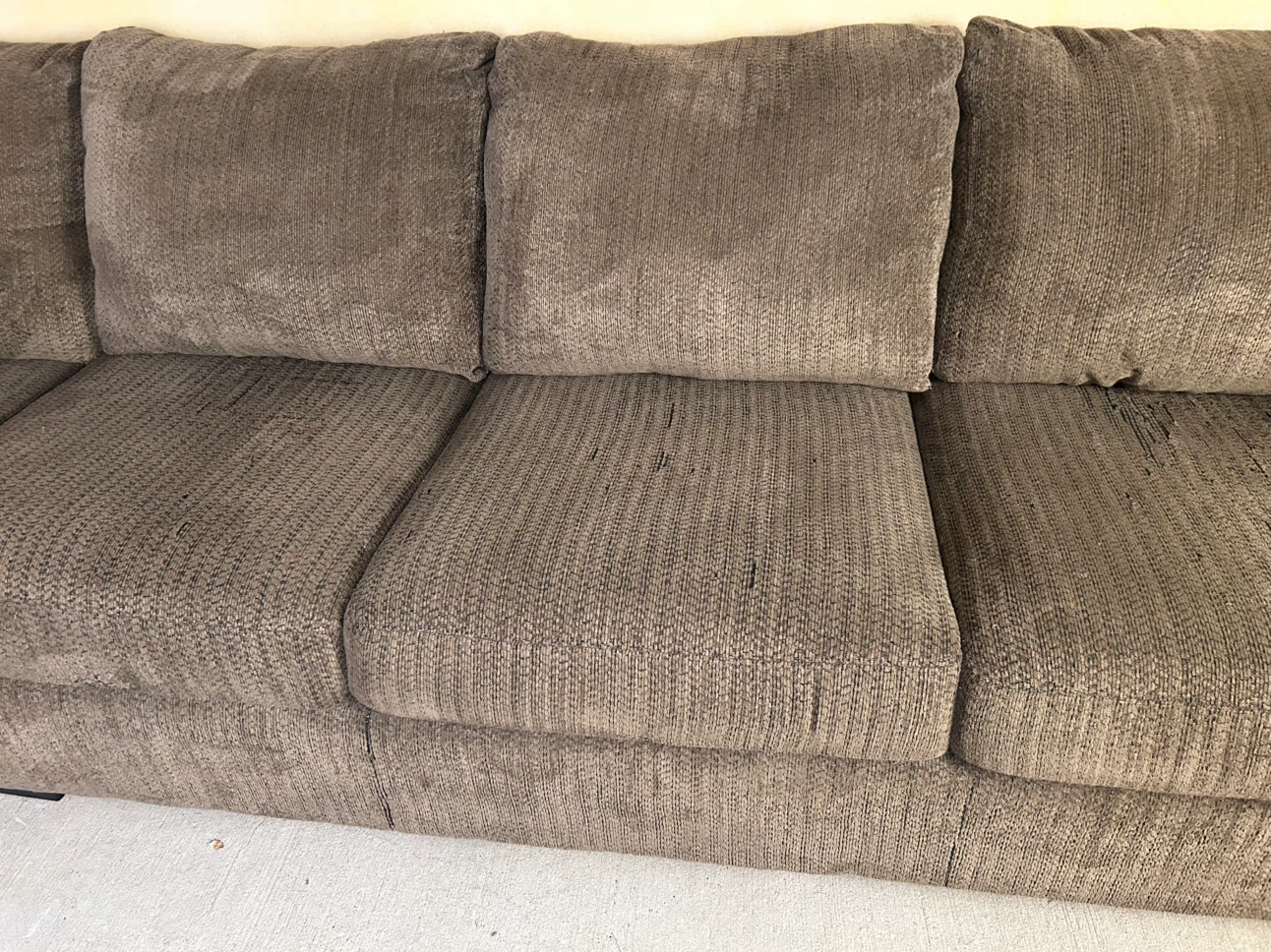 DELIVERY AVAILABLE! BROWN FABRIC SECTIONAL SOFA FOR $500! - photo 4