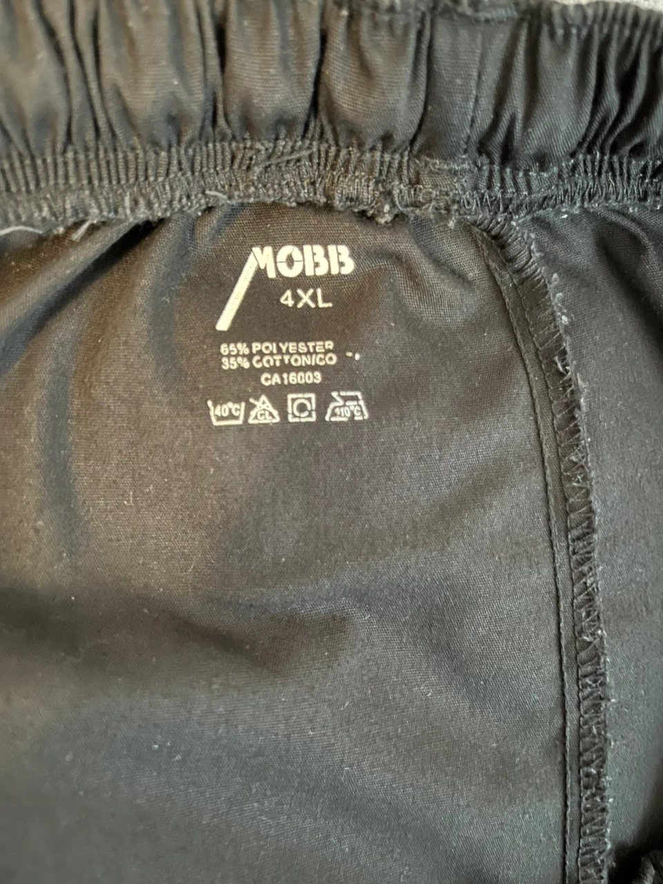 MOBB Black Scrub Pants 4XL - photo 3