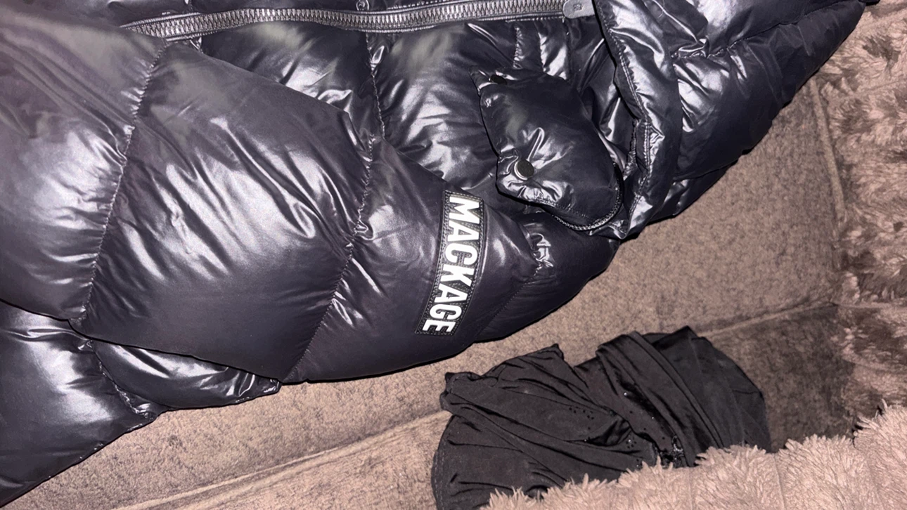 Madalyn Down Quilted Puffer Jacket Black - photo 2