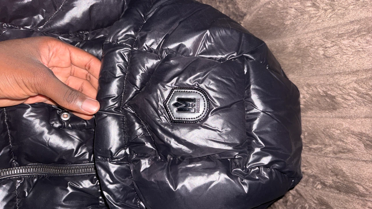 Madalyn Down Quilted Puffer Jacket Black - photo 3