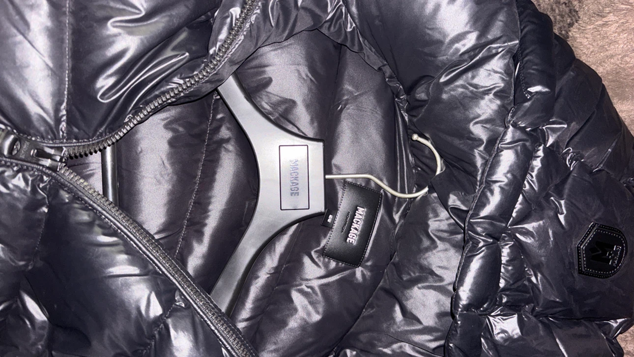 Madalyn Down Quilted Puffer Jacket Black - photo 4