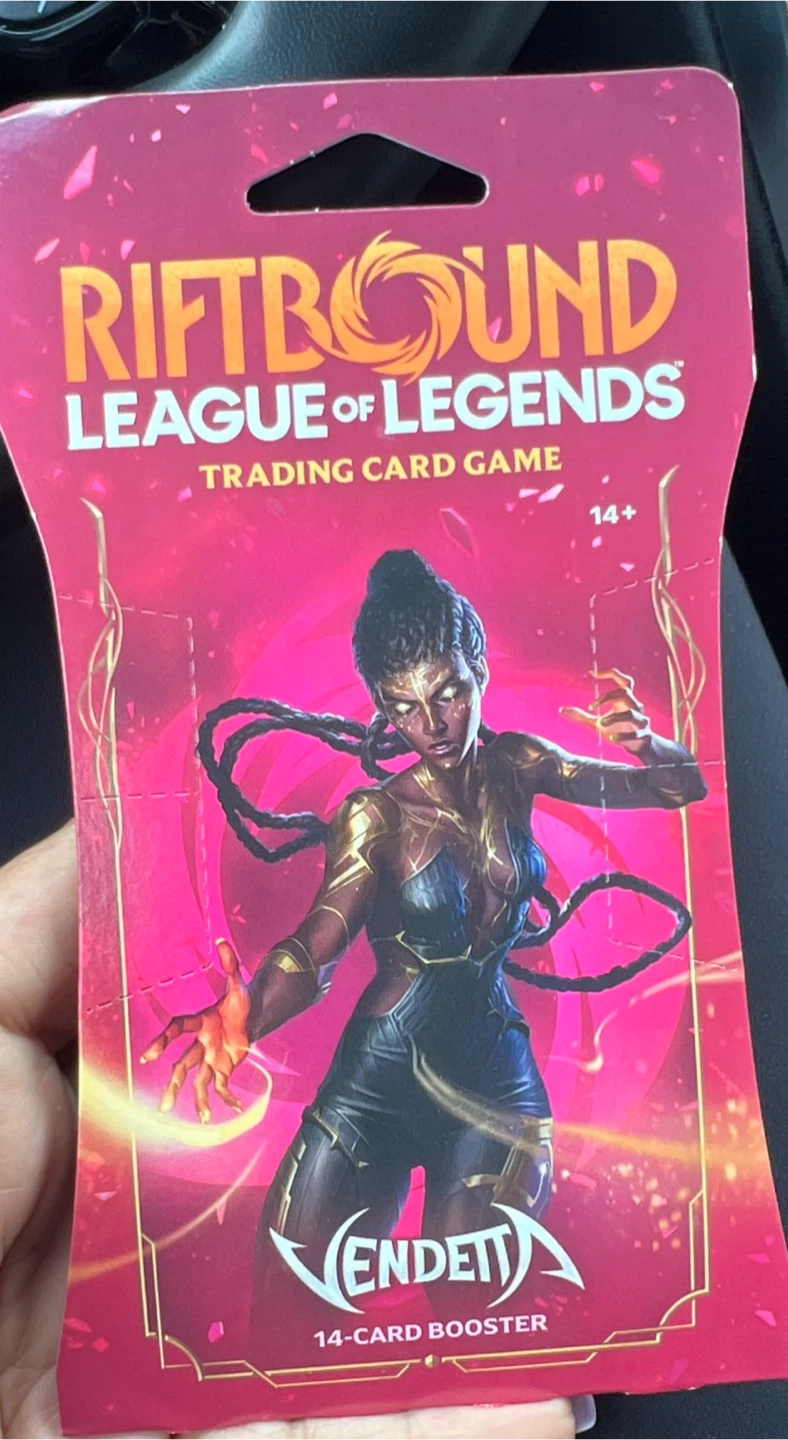 Riftbound League of Legends Vendetta Blister Packs
