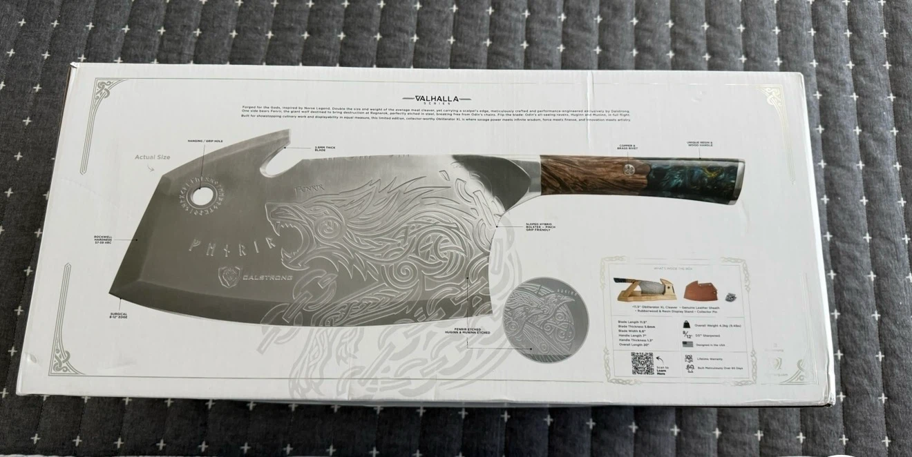 Dalstrong Valhalla Series 11.5" Obliterator XL Cleaver