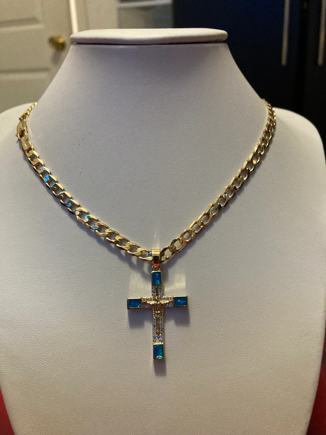 Caden chapado en oro 14k - photo 4
