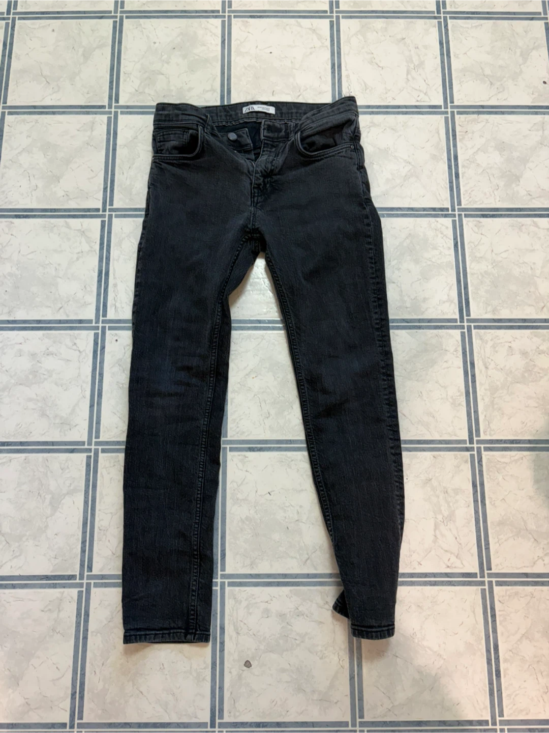 Zara Premium Black Denim Jeans Size 31