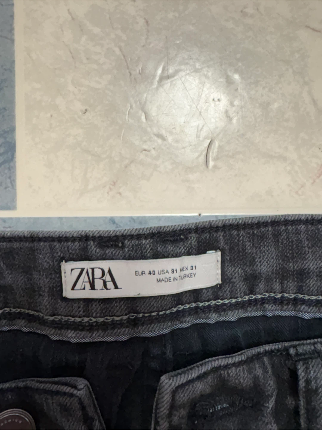 Zara Premium Black Denim Jeans Size 31 - photo 3