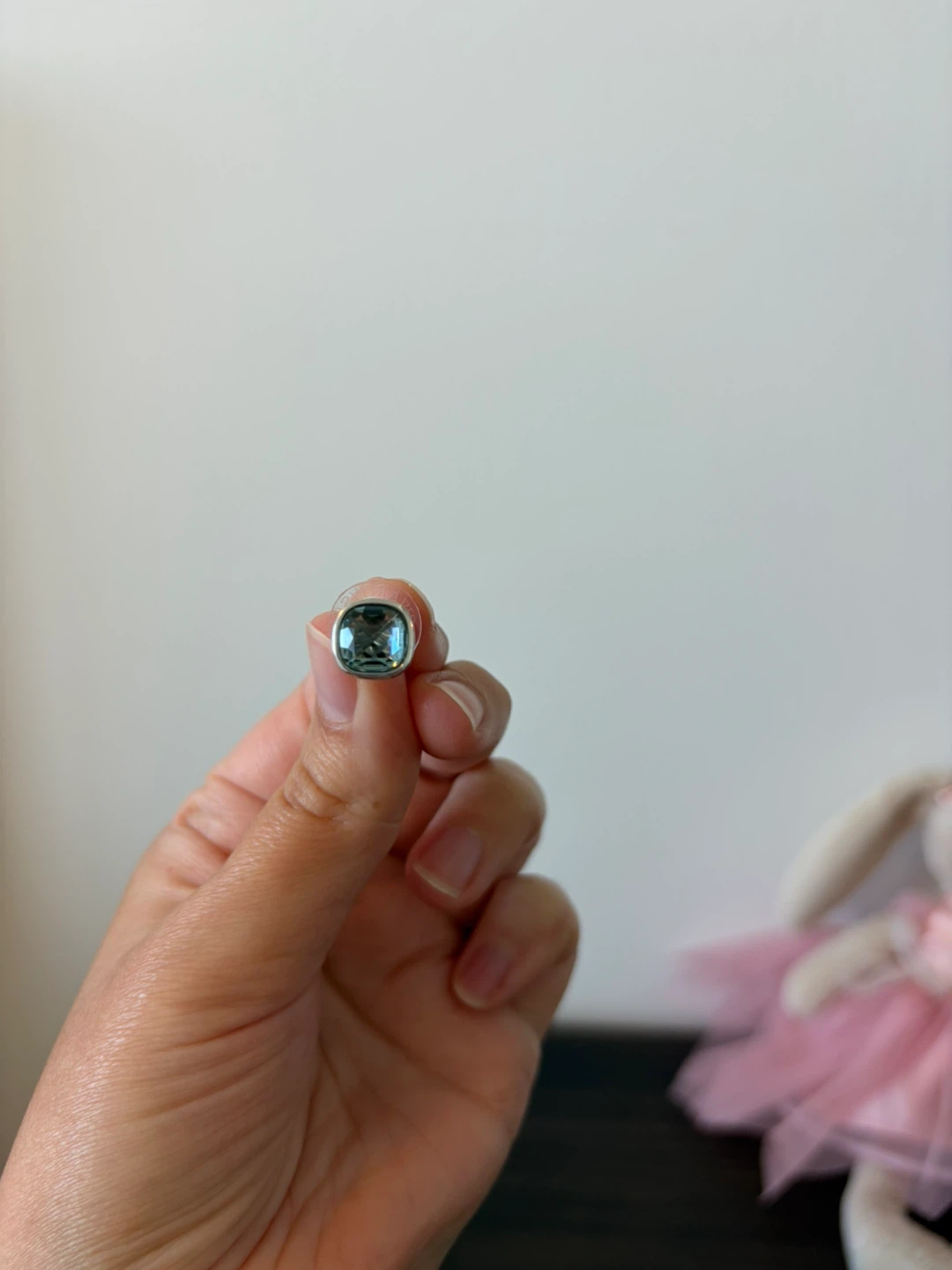 Swarovski blue crystal stud earrings - photo 3