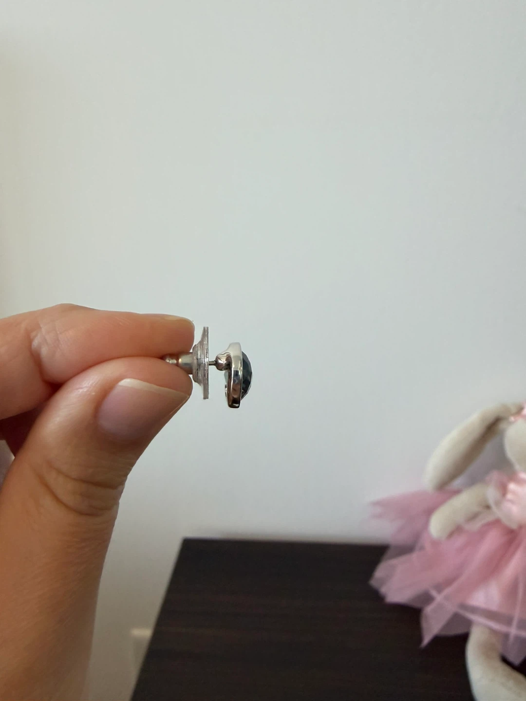 Swarovski blue crystal stud earrings - photo 4