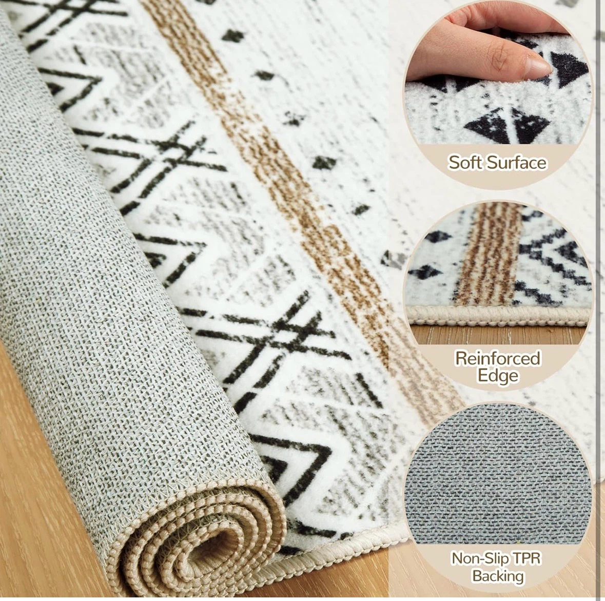 Tribal Pattern Area Rug 7x5 ft - photo 3