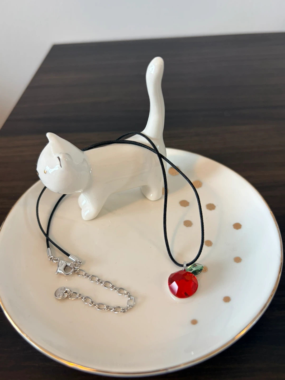 Swarovski Apple Crystal Pendant Necklace