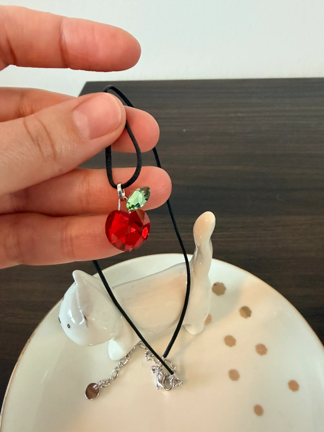 Swarovski Apple Crystal Pendant Necklace - photo 2