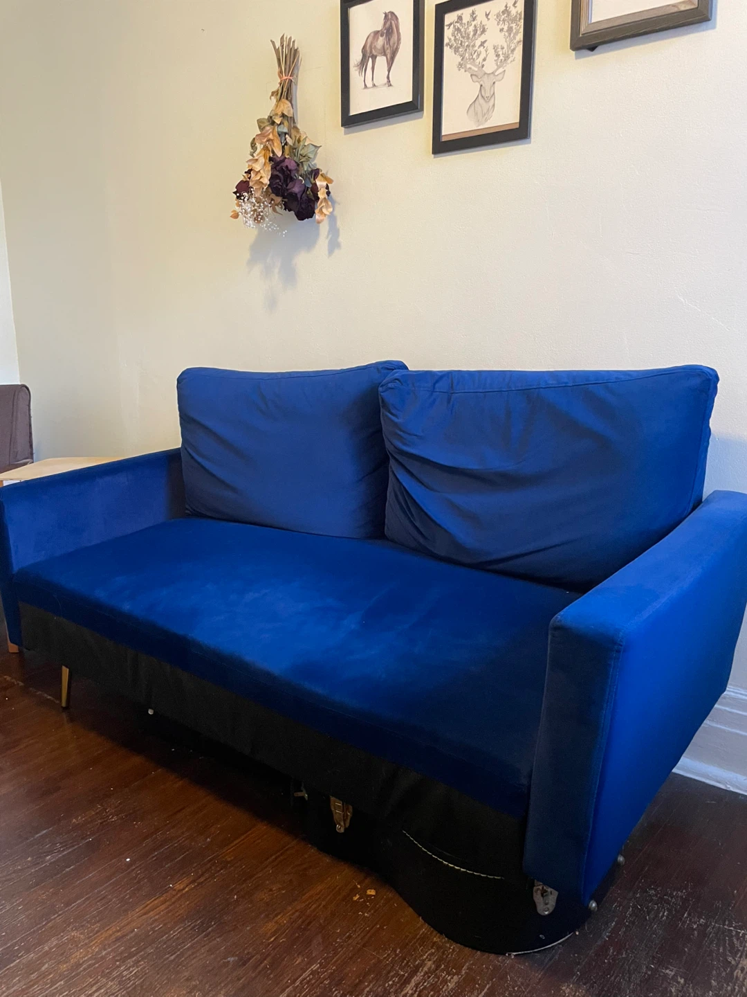 Blue Velvet Sofa - photo 2