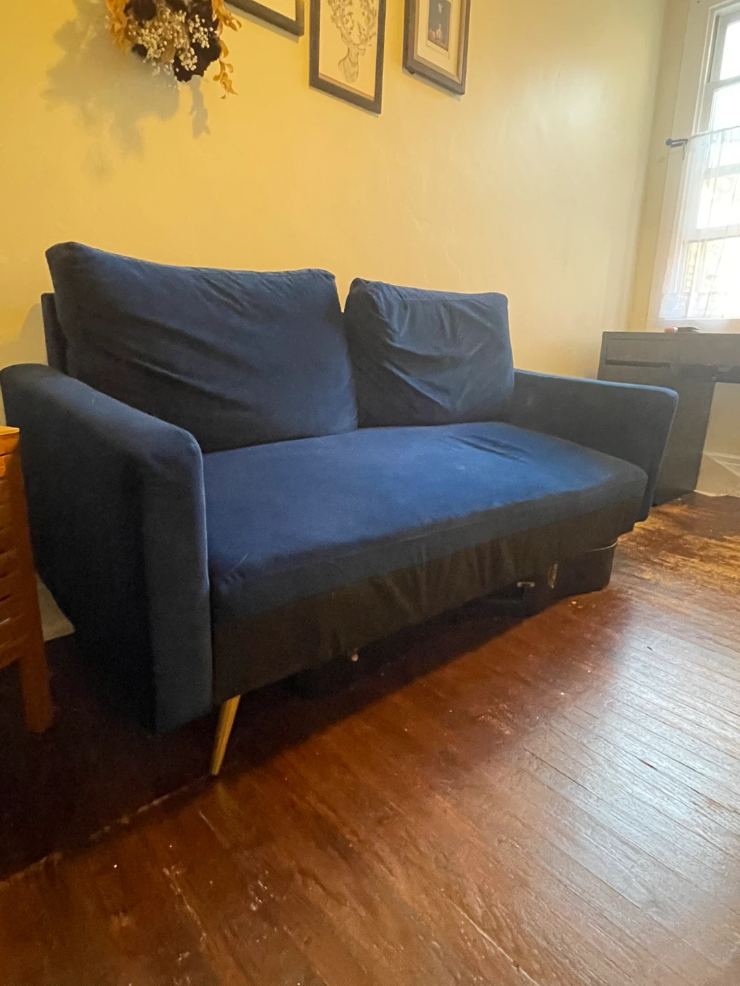 Blue Velvet Sofa - photo 3