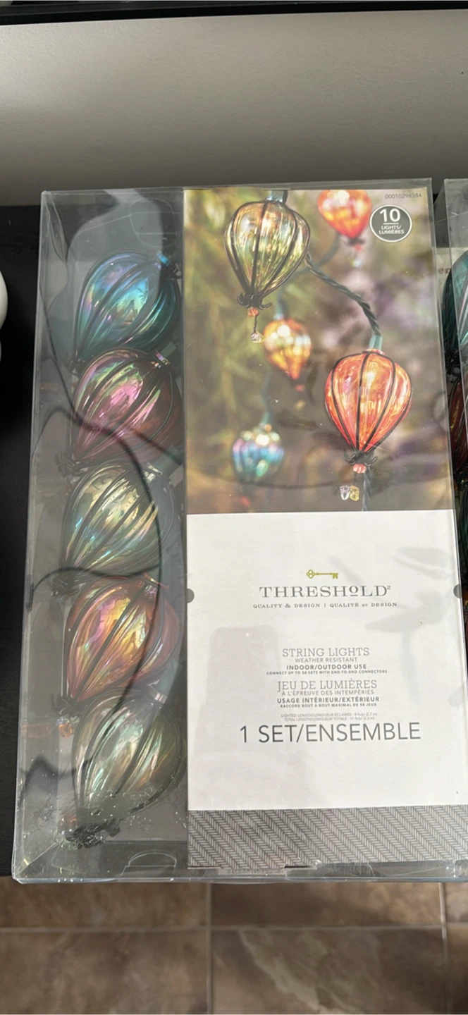 Threshold Iridescent String Lights - 2 Sets