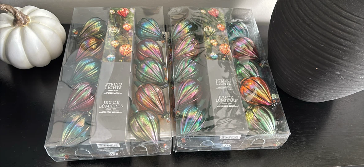 Threshold Iridescent String Lights - 2 Sets - photo 4