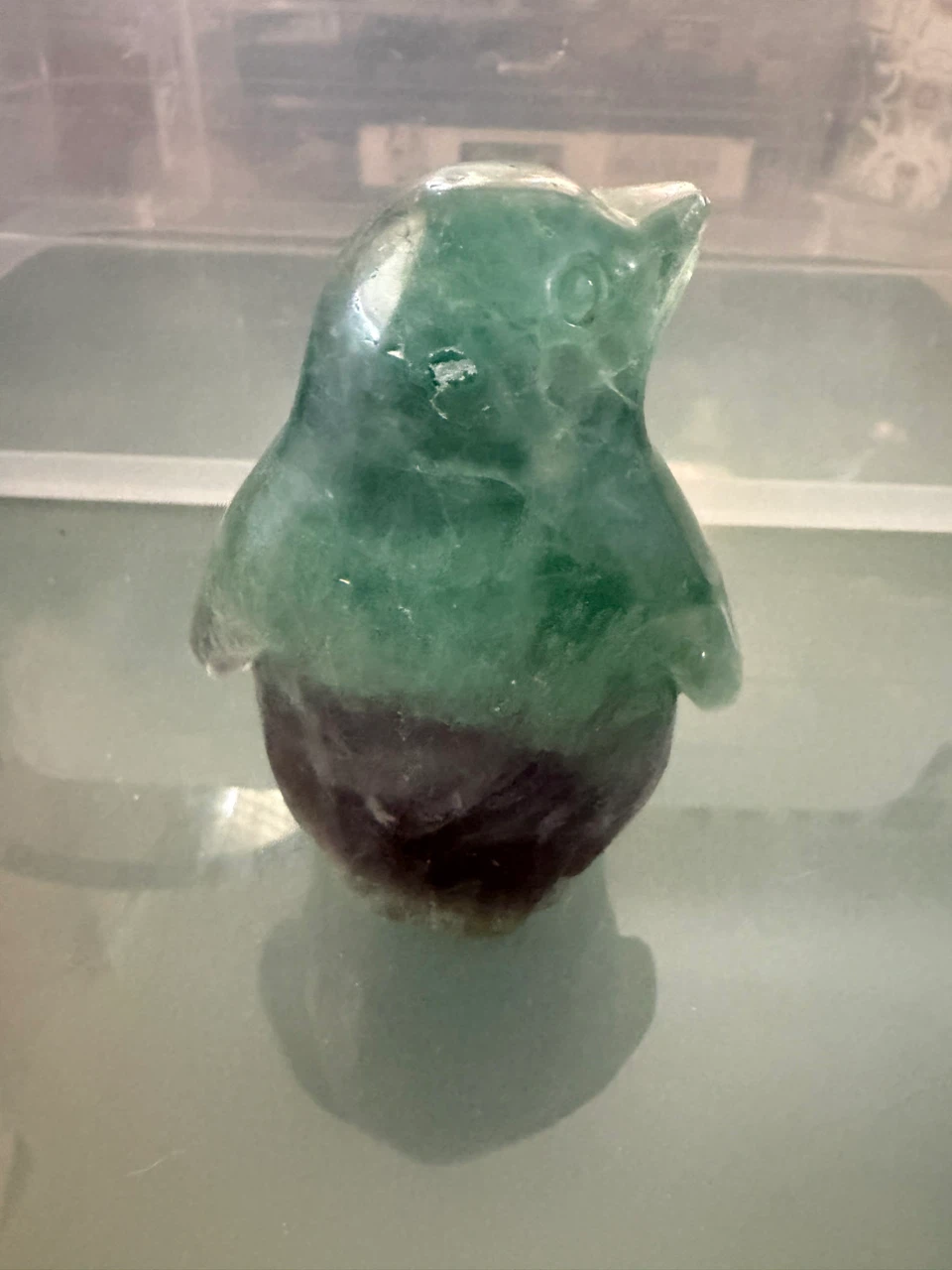 Fluorite Penguin Figurine - photo 2