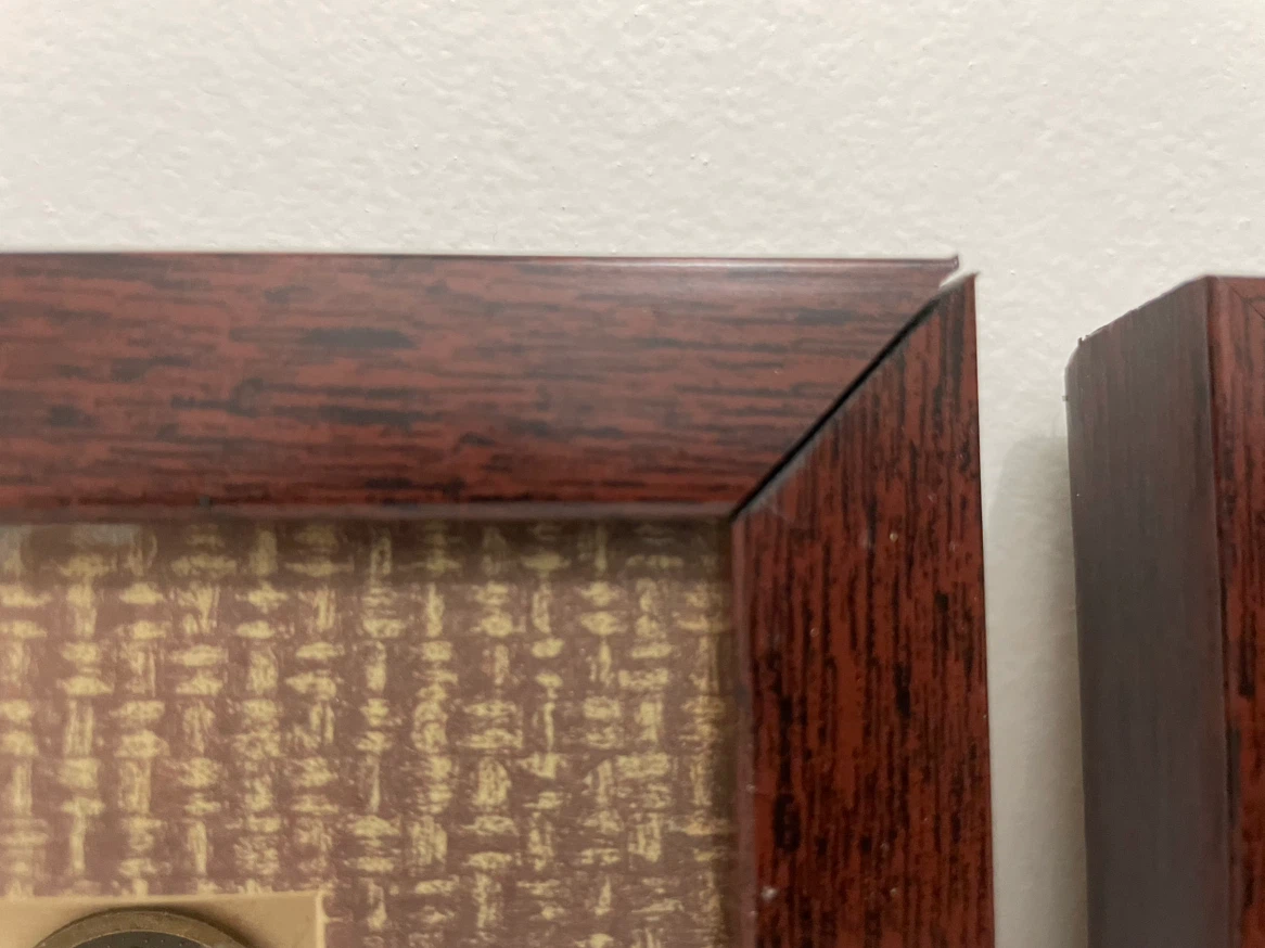 Framed Chinese replica coins wall art 2 pieces - photo 4