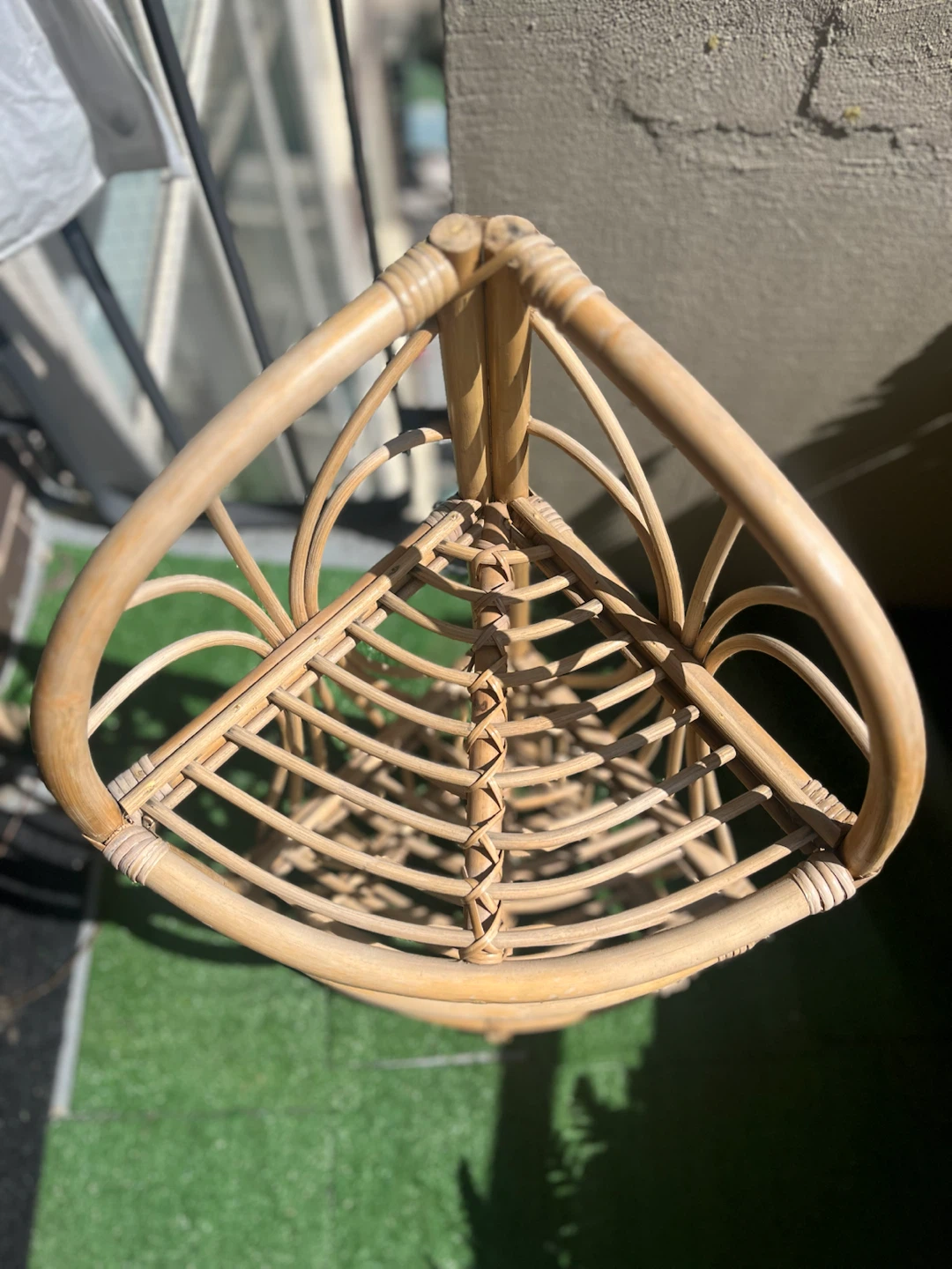 Vintage Rattan & Bamboo 3-Tier Display/Plant Stand - photo 4