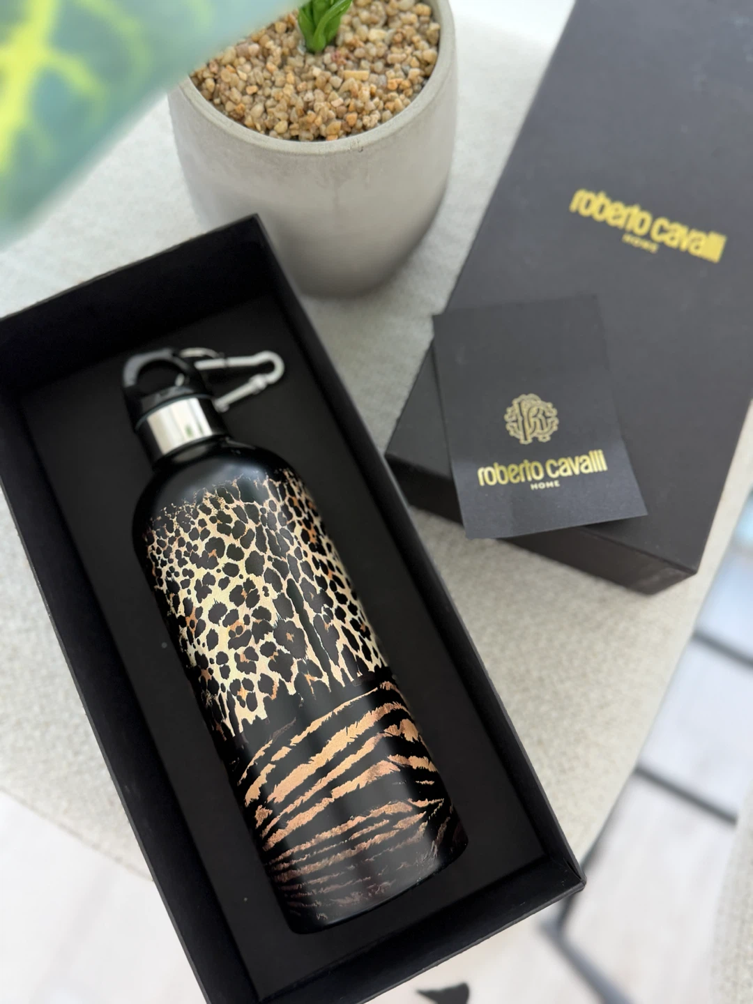 Roberto Cavalli Animal Print Water Bottle - photo 2