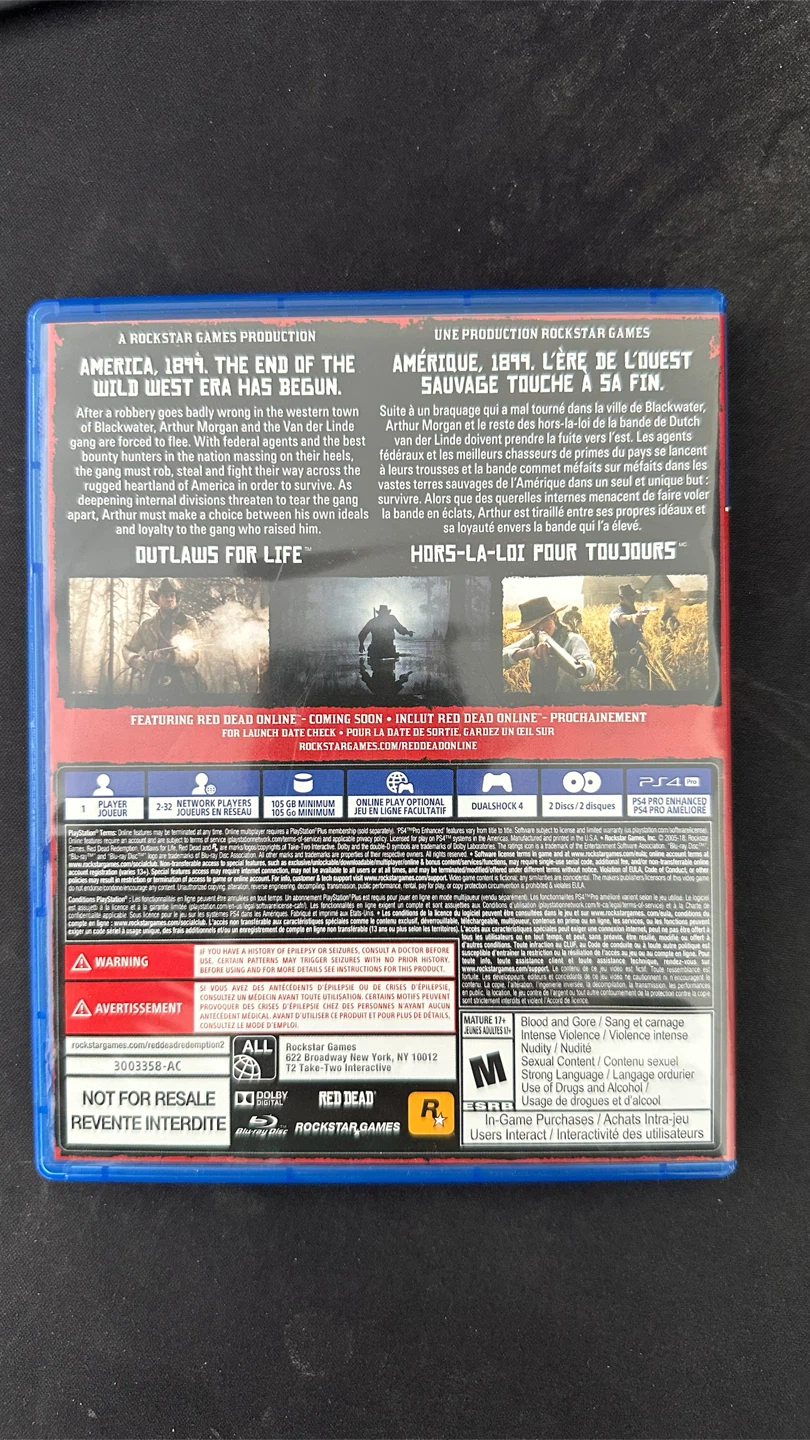 Red Dead Redemption 2 for PlayStation - photo 2