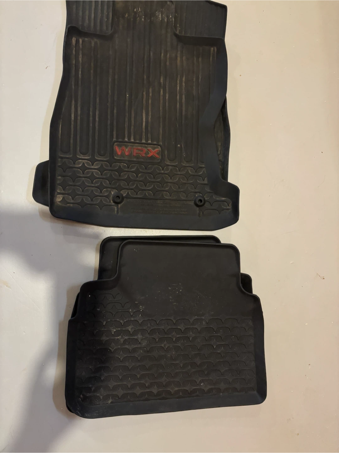 Subaru WRX Rubber Floor Mats