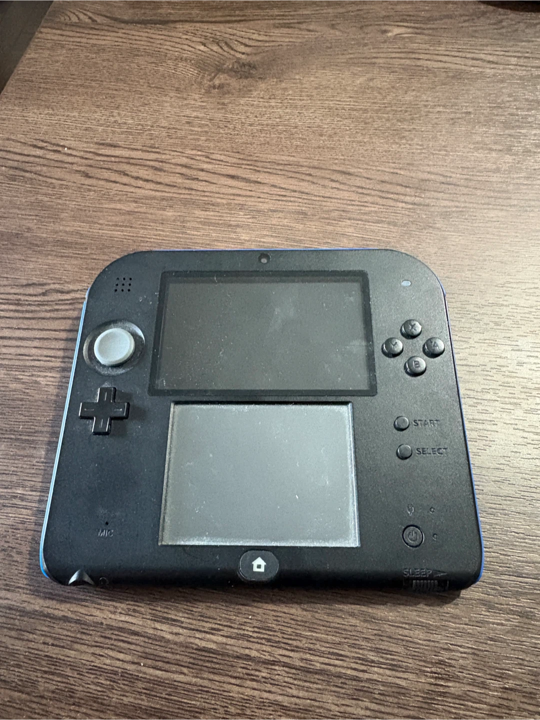Nintendo 2DS Black and Blue with Pokemon Rumble Blast - photo 3