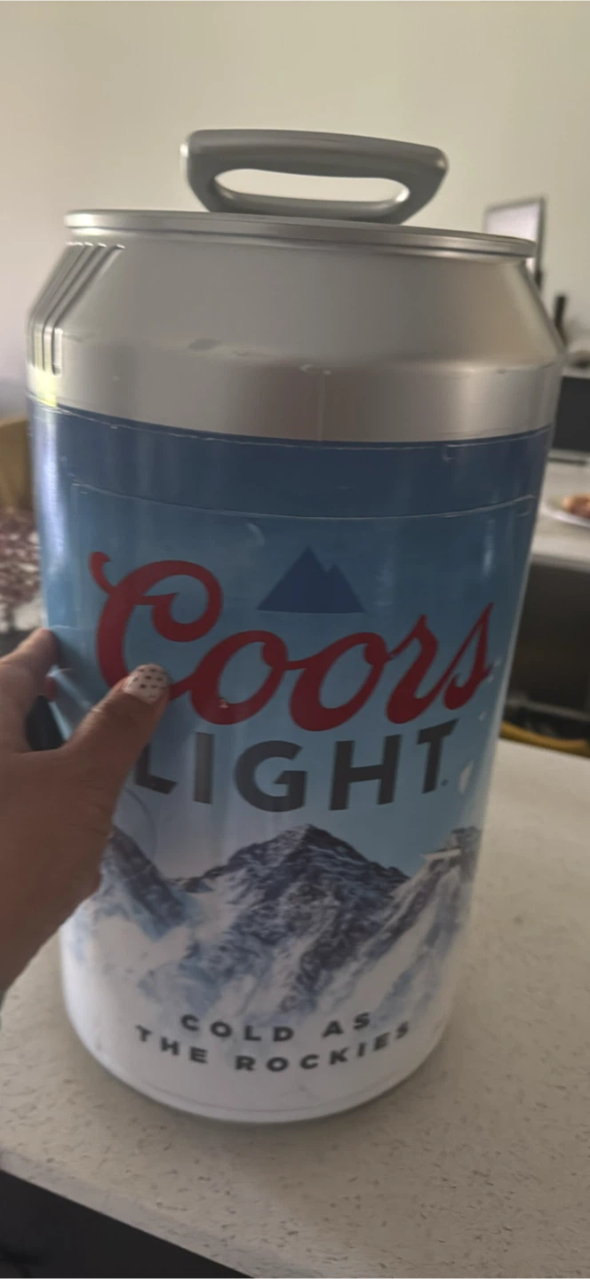 Coors Light Can Shaped Personal Cooler