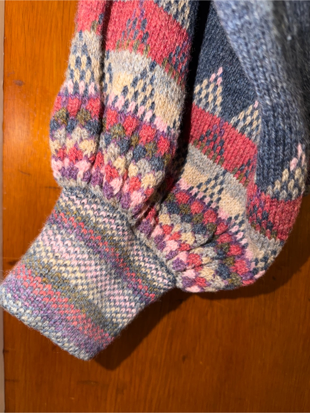 Rachel Grimmer Hand Made Wool Patterned Cardigan - photo 5