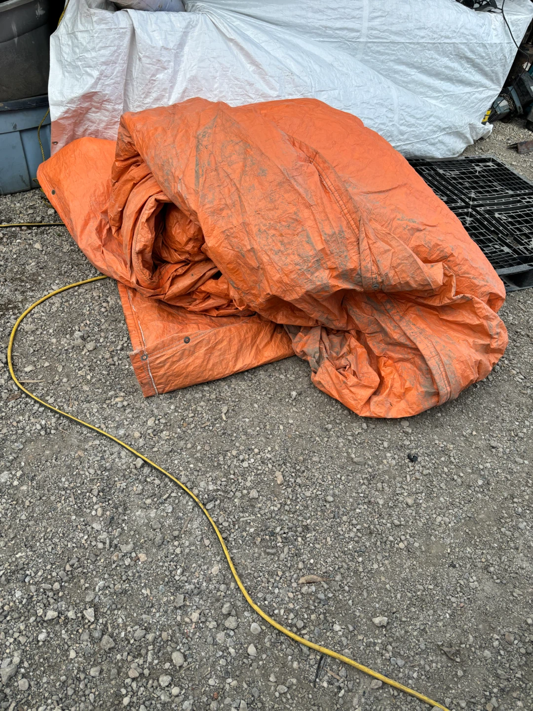 Large Orange Heavy Duty INSULATED Tarp - photo 2