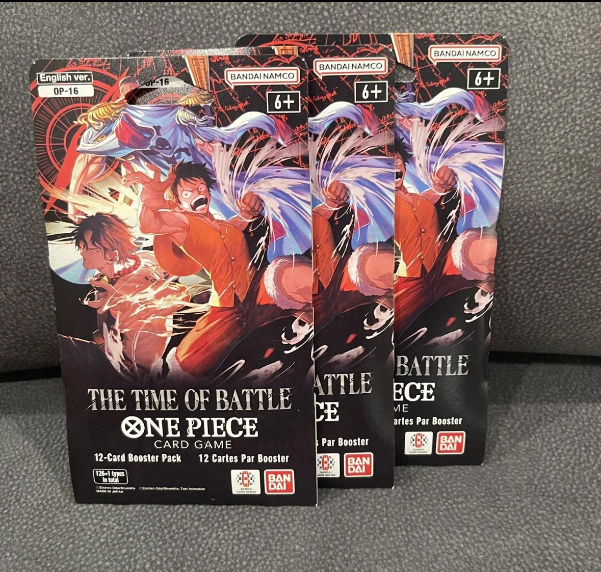 One Piece TCG: The Time Of Battle Sleeved Booster Pack OP-16